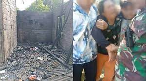 Judul: Berita Viral Hari Ini: Diduga Mabuk Oknum TNI Bakar Rumah Linmas di Tomohon Sulut