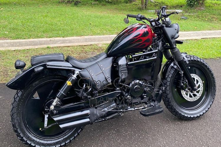 Motor Custom Bobber, Harga Cuma Rp 19 Jutaan ada di Bengkel Ini